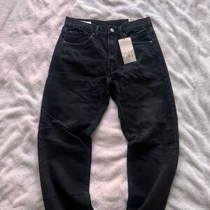 Zara Women's Black Straight Jeans